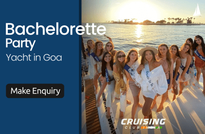 bachelorette party on yacht in goa package by cruising club india