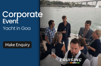 corporate party on yacht in goa package by cruising club india