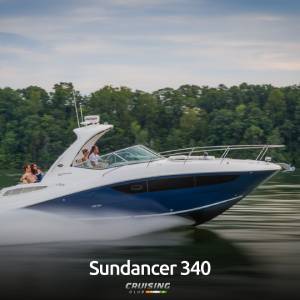 Sundancer 340 Private Yacht for hire in Goa. Book this yacht today for your special event.